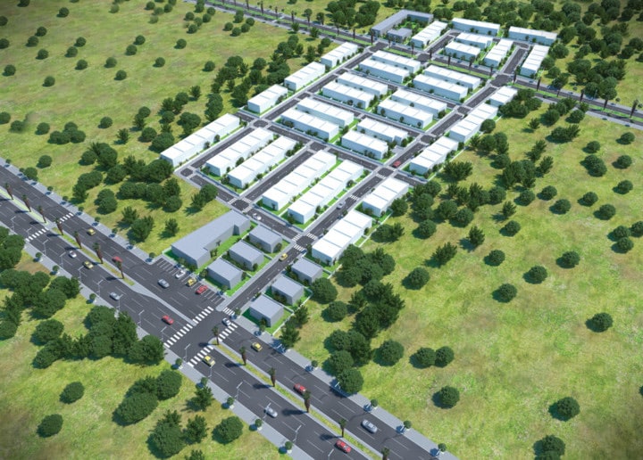 Plan de masse Chemin des Palmiers